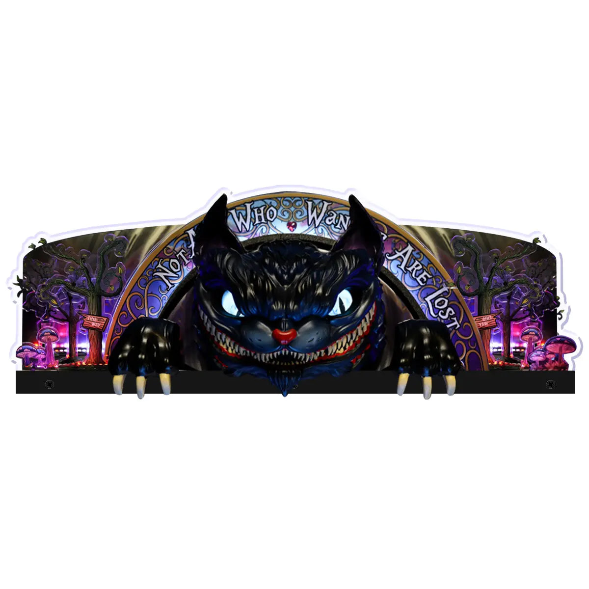 Alice's Adventures Pinball Topper 3D Acrylic LED Topper, For Pinball Machine, Pinball Topper FYLZGO Signs