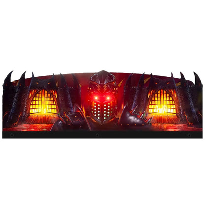 Black Knight Topper 3D Acrylic LED Topper, For  Pinball Mahine, Pinball Topper FYLZGO Signs