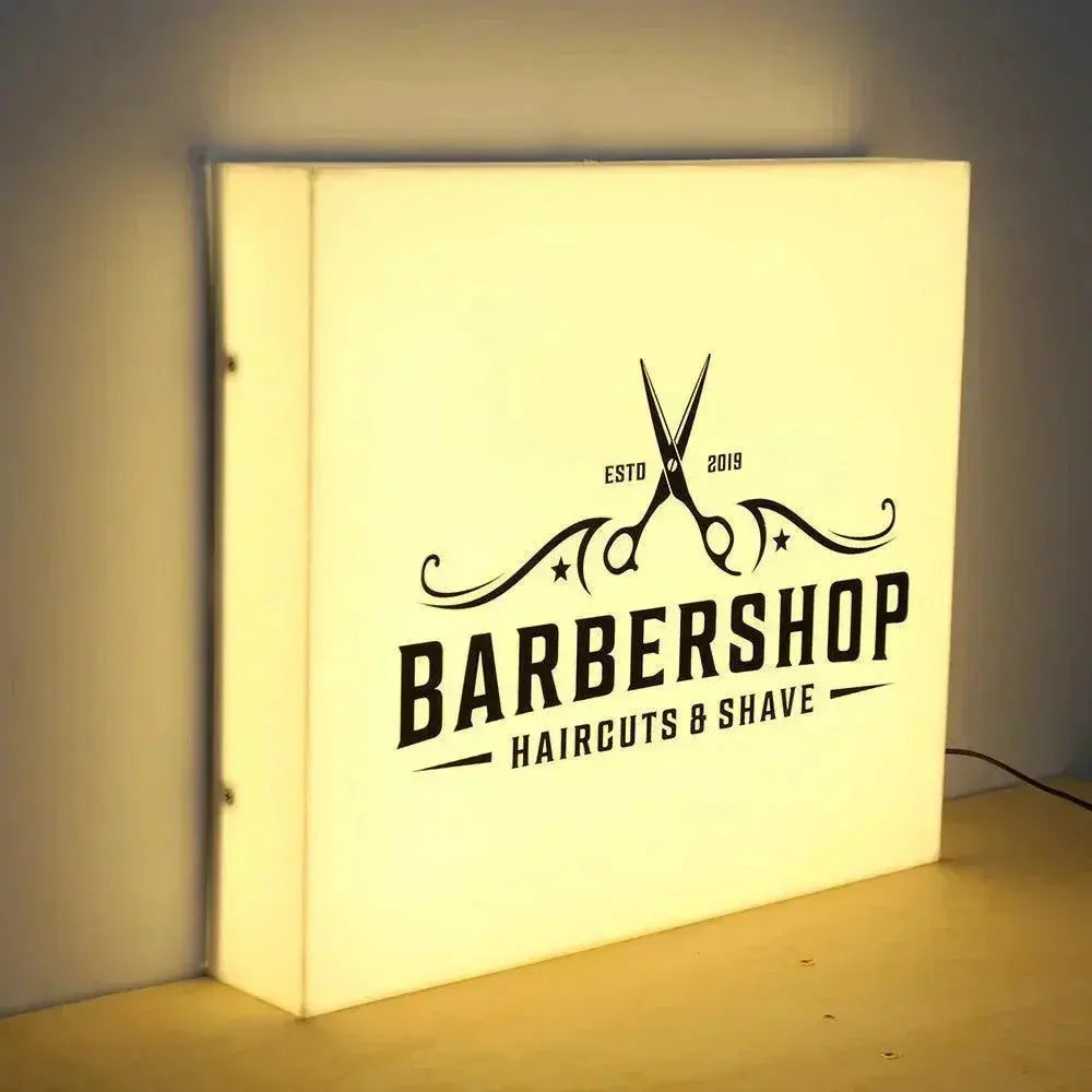 Business Signs Custom Light Sign for Company Shop Indoor Outdoor Wall Lamp Customised Signage Logo Signboard Advertising Ligting FYLZGO Signs