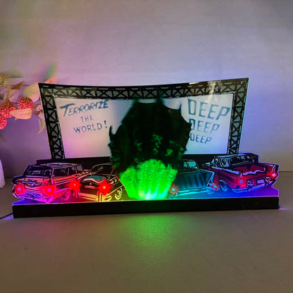 Creature from the black lagoon Grave Walker Pinball Topper 3D Acrylic LED Topper, For Bally Pinball Mahine FYLZGO Signs