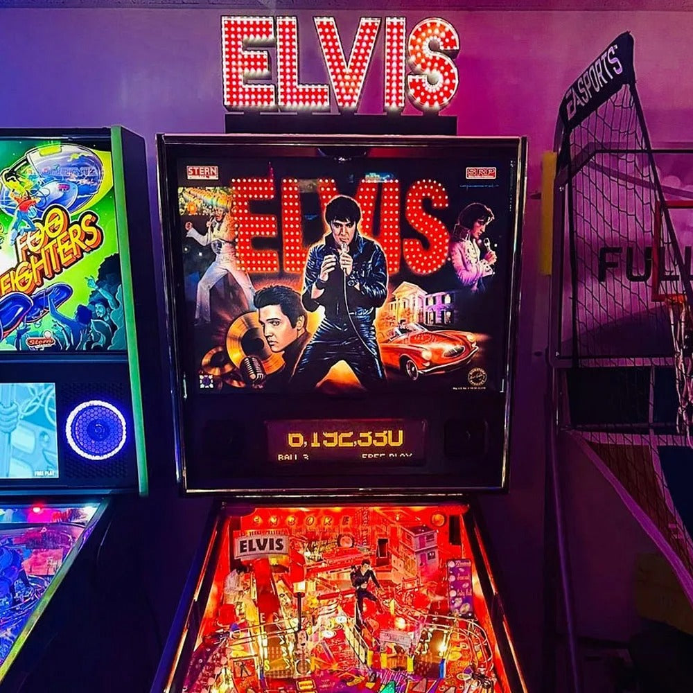 Elvis Logo 3D LED Light Box, for Pinball Arcade Game fans,  Pinball Arcade Decor FYLZGO Signs