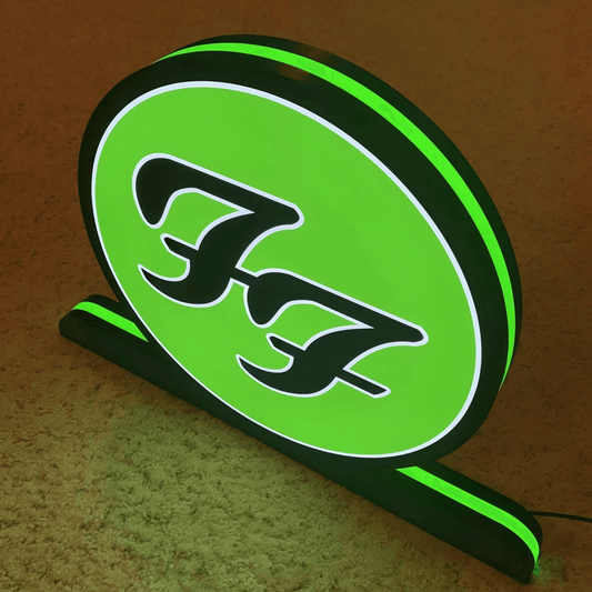 Rock Out with the Foo Fighters Pinball Topper LED Sign Dimmable & Powered by USB FYLZGO Signs