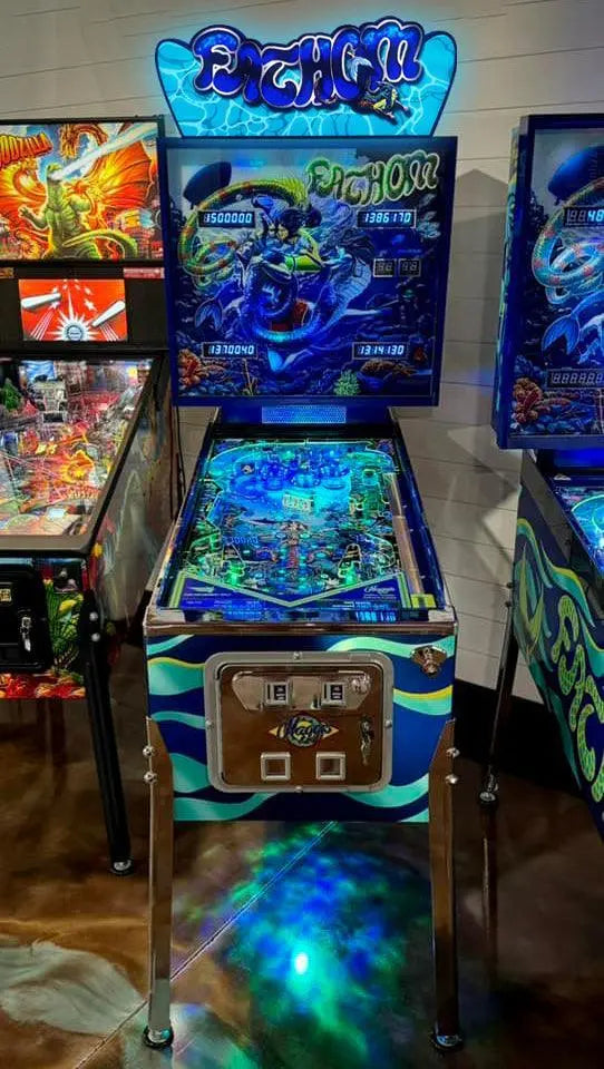 Fathom Revisited Pinball Topper Lightbox LED USB Dimmeable, Pinball Arcade Decor, Perfect for Game Room or Pinball Machine FYLZGO Signs