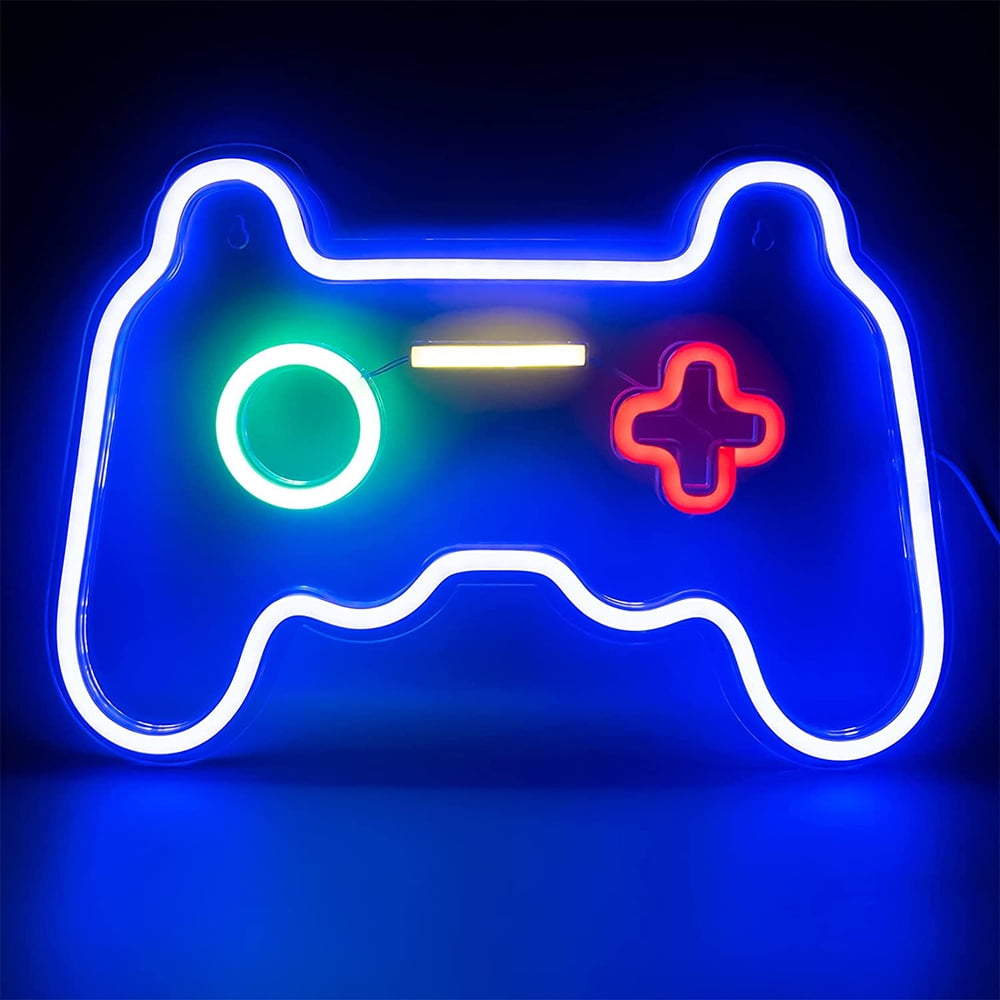 Skeleton Ghost Neon Sign Light 11.8"x11.8" LED Neon Light with On/Off Switch Gaming Neon Sign for Game Room Man Cave Birthday Halloween Decor Christmas Gift FYLZGO