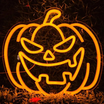 Halloween Neon Sign Halloween Party Decorations Funky Neon Sign Halloween LED Light Halloween Neon Sign Spooky Wall Decoration FYLZGO Signs