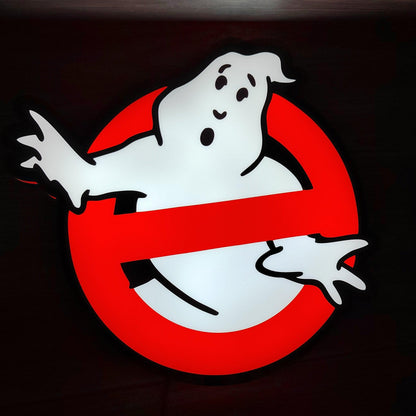 Ghostbusters Logo Light Box USB Powered with Dimming Control Perfect Decoration FYLZGO Signs