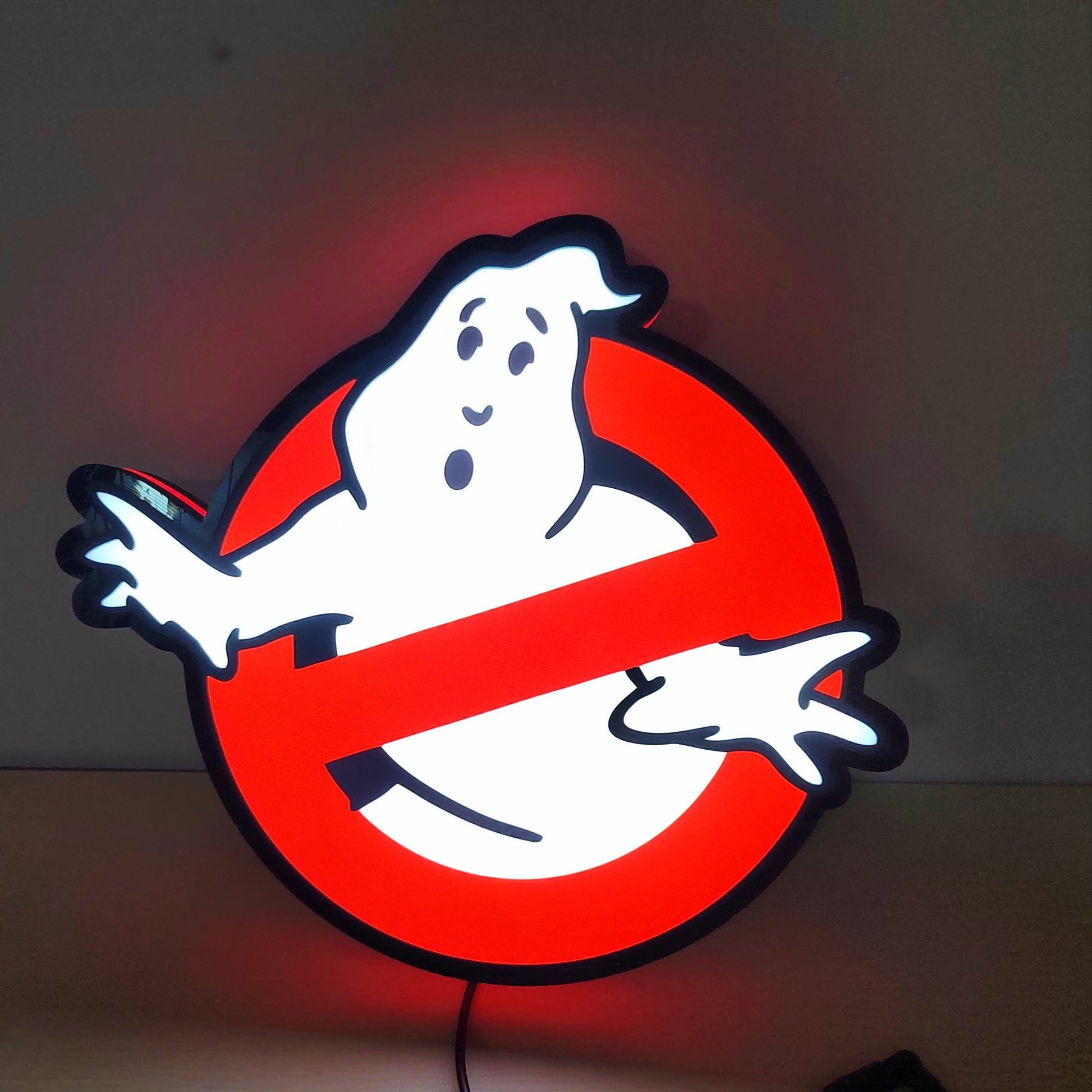 Ghostbusters Logo Light Box USB Powered with Dimming Control Perfect Decoration FYLZGO Signs