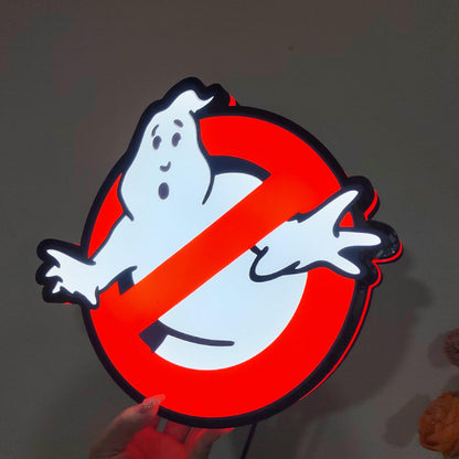 Ghostbusters Logo Light Box USB Powered with Dimming Control Perfect Decoration FYLZGO Signs