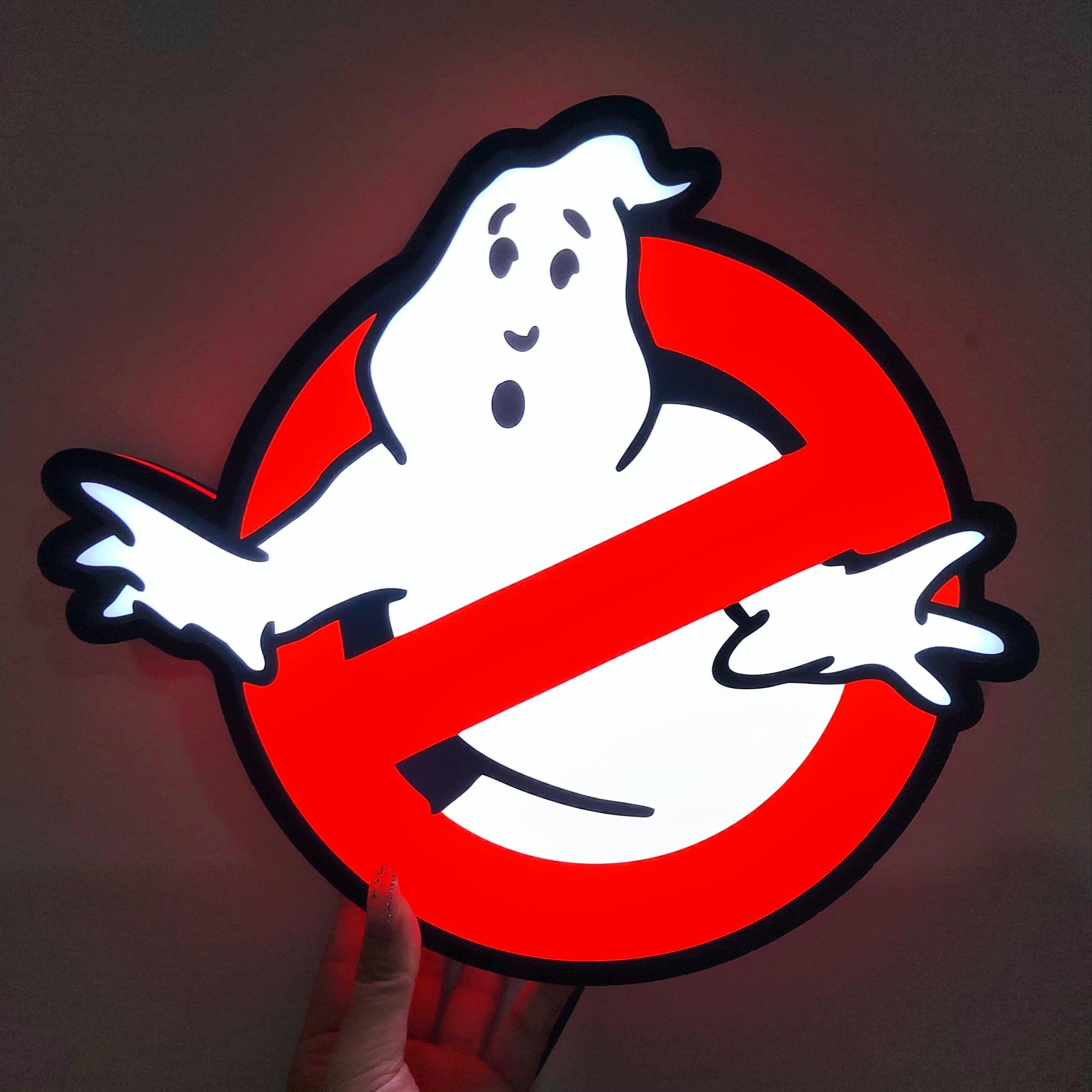 Ghostbusters Logo Light Box USB Powered with Dimming Control Perfect Decoration FYLZGO Signs