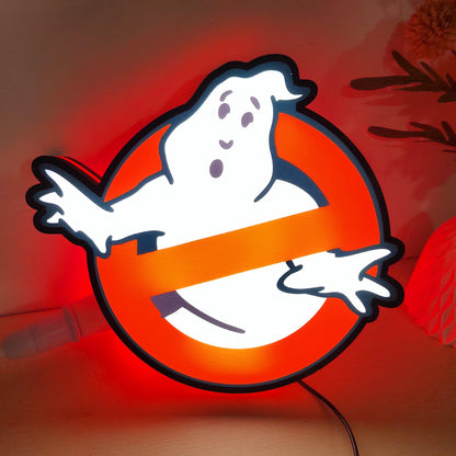 Ghostbusters Logo Light Box USB Powered with Dimming Control Perfect Decoration FYLZGO Signs