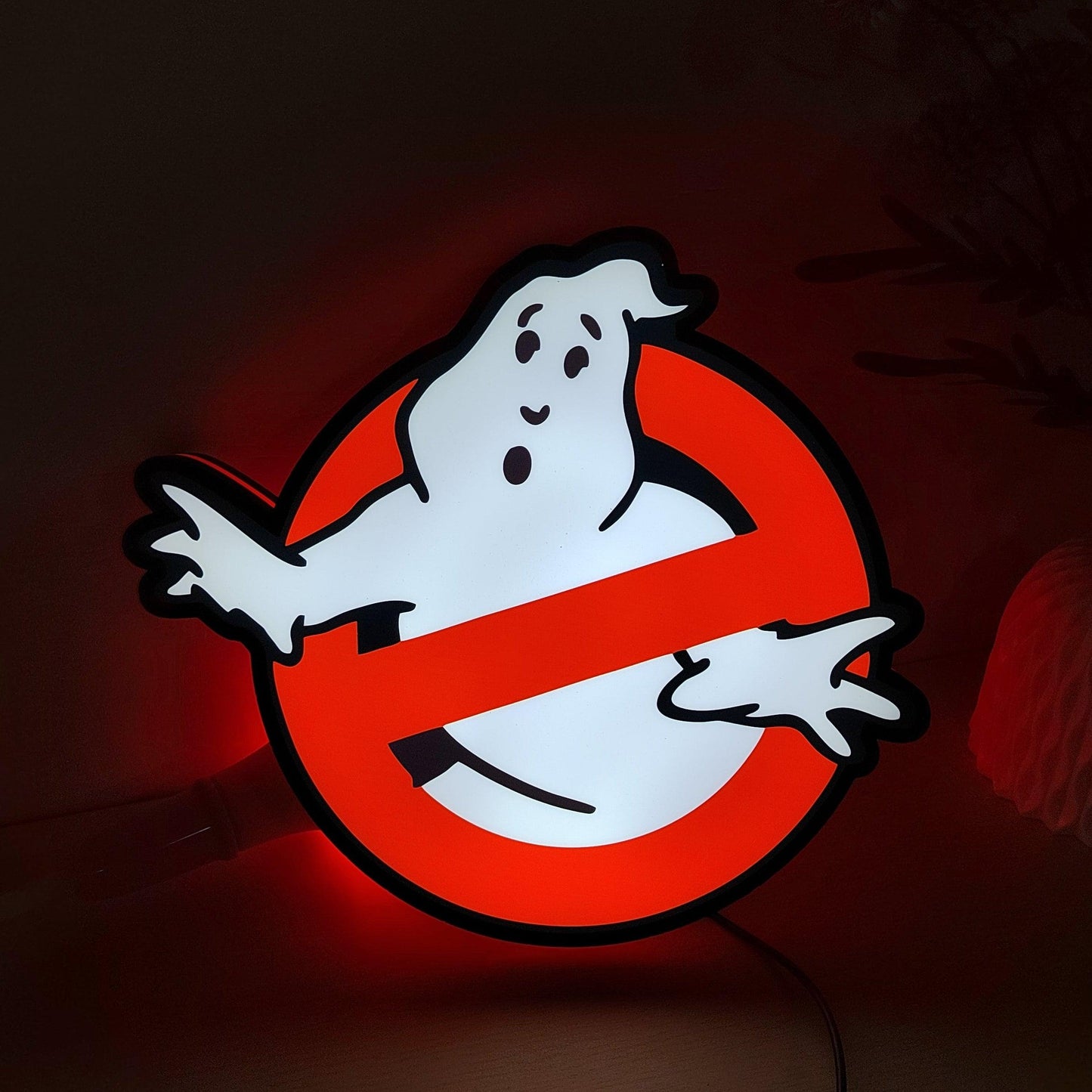 Ghostbusters Logo Light Box USB Powered with Dimming Control Perfect Decoration FYLZGO Signs