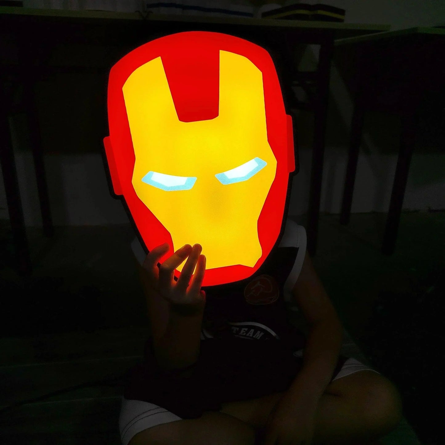 Iron Man 3D USB Light Box Fully Dimmable Perfect for Night Lights FYLZGO Signs