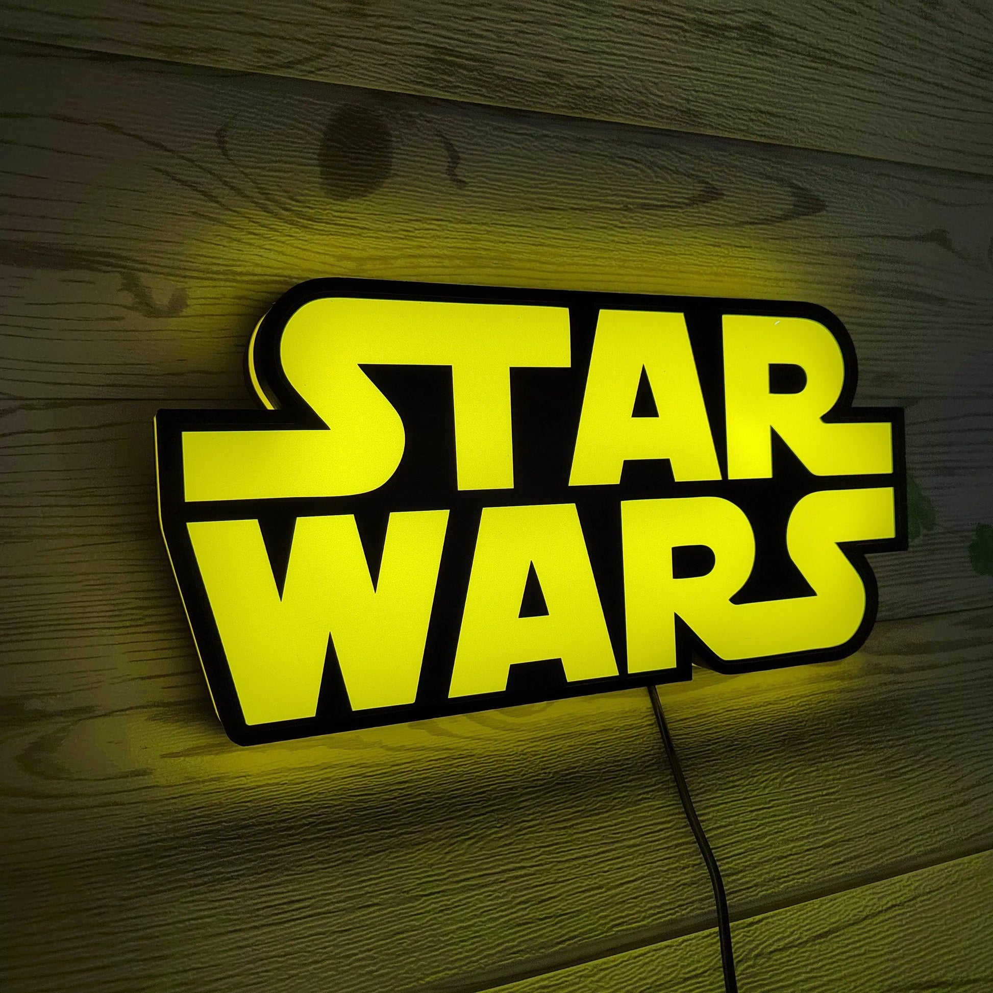 Star Wars Logo 3D Printed Lightbox Handmade,  Star Wars Gifts for Woman and Man FYLZGO Signs