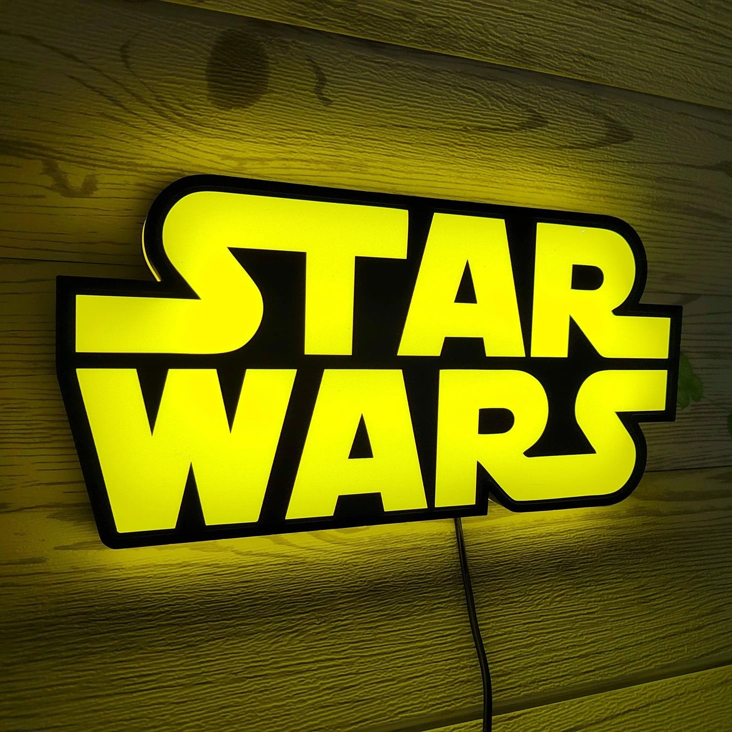 Star Wars Logo 3D Printed Lightbox Handmade,  Star Wars Gifts for Woman and Man FYLZGO Signs