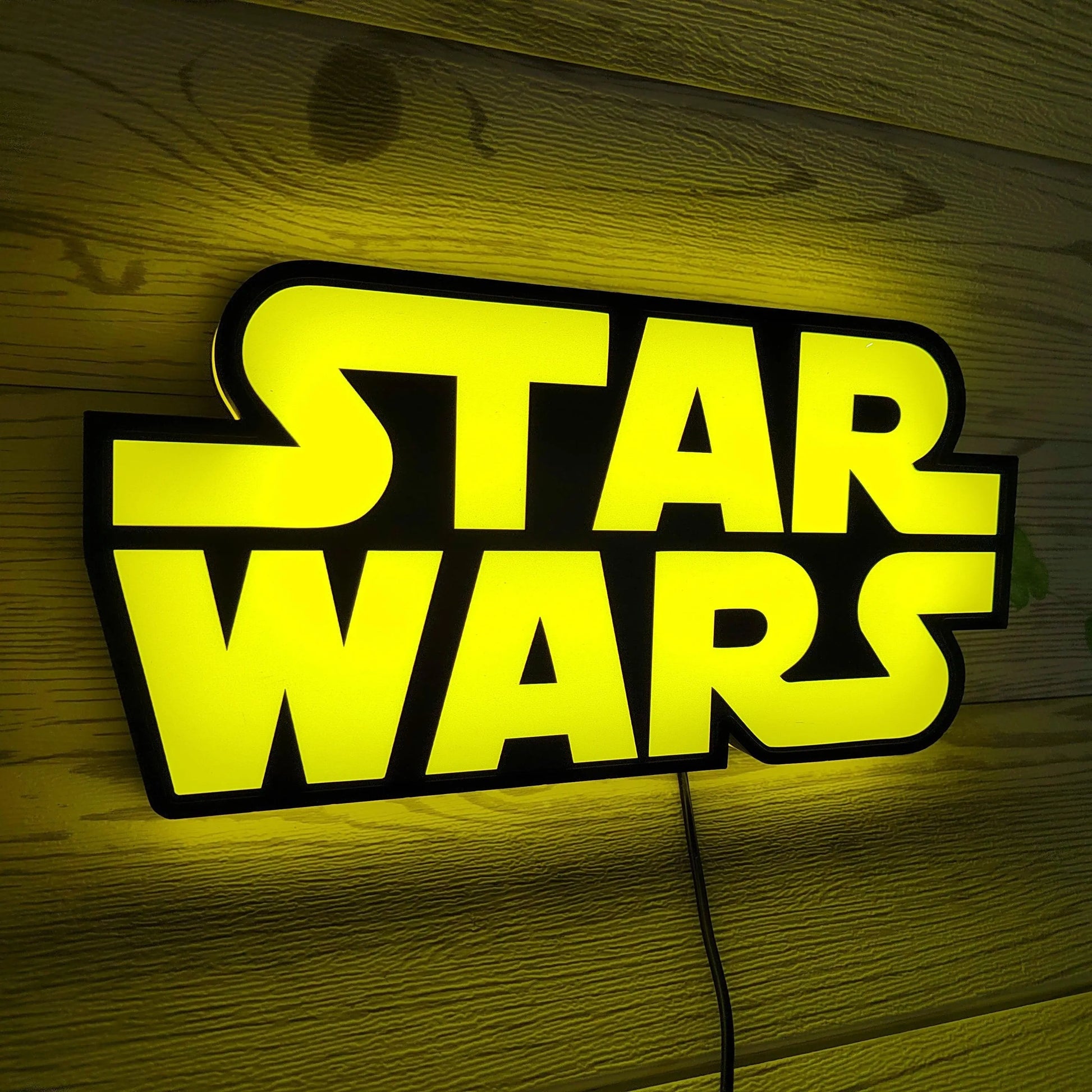 Star Wars Logo 3D Printed Lightbox Handmade,  Star Wars Gifts for Woman and Man FYLZGO Signs