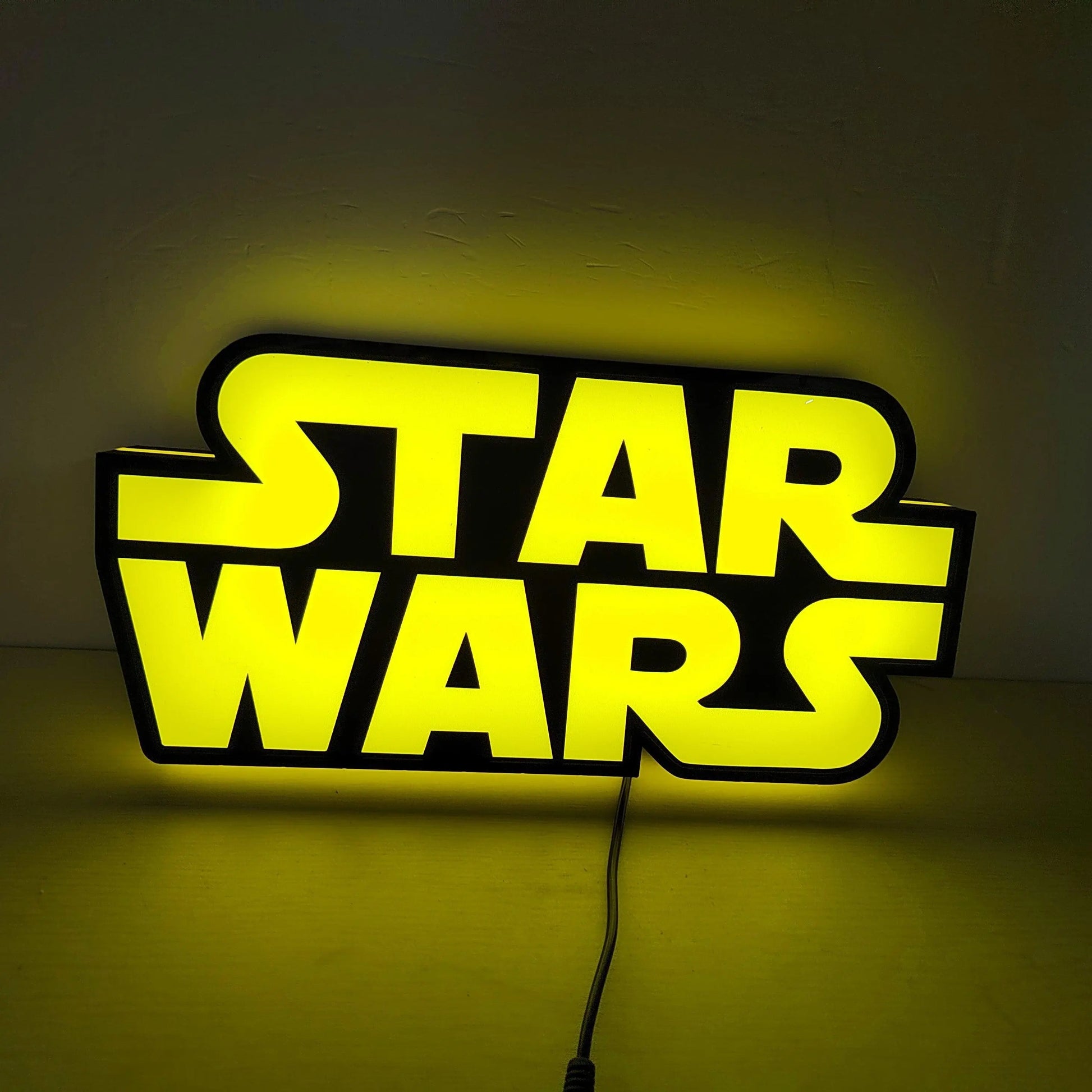 Star Wars Logo 3D Printed Lightbox Handmade,  Star Wars Gifts for Woman and Man FYLZGO Signs
