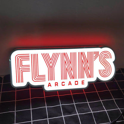 Flynn's Arcade LED Sign, Great Nostalgic Decoration, Fully Dimmable & Powered by USB FYLZGO Signs