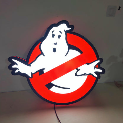 Ghostbusters Logo Light Box USB Powered with Dimming Control Perfect Decoration FYLZGO Signs