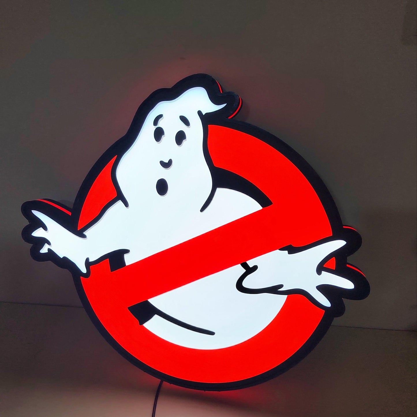 Ghostbusters Logo Light Box USB Powered with Dimming Control Perfect Decoration FYLZGO Signs