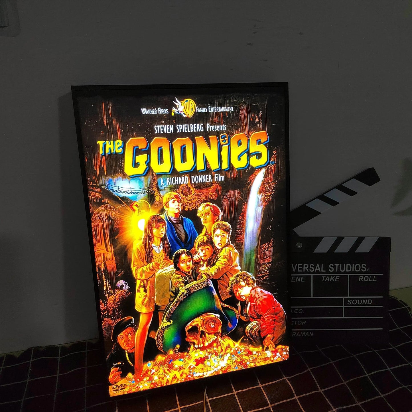 The Goonies Poster LED Lightbox Fully Dimmable & Powered by USB 3D Printed Movie Poster FYLZGO Signs
