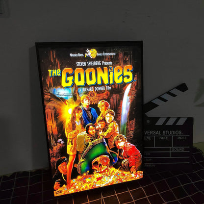 The Goonies Poster LED Lightbox Fully Dimmable & Powered by USB 3D Printed Movie Poster FYLZGO Signs