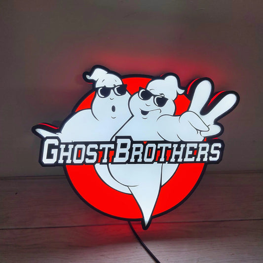 Ghostbusters Brothers Lightbox USB Powered with Dimming Control Perfect Decor FYLZGO Signs
