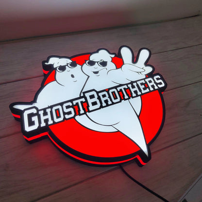 Ghostbusters Brothers Lightbox USB Powered with Dimming Control Perfect Decor FYLZGO Signs