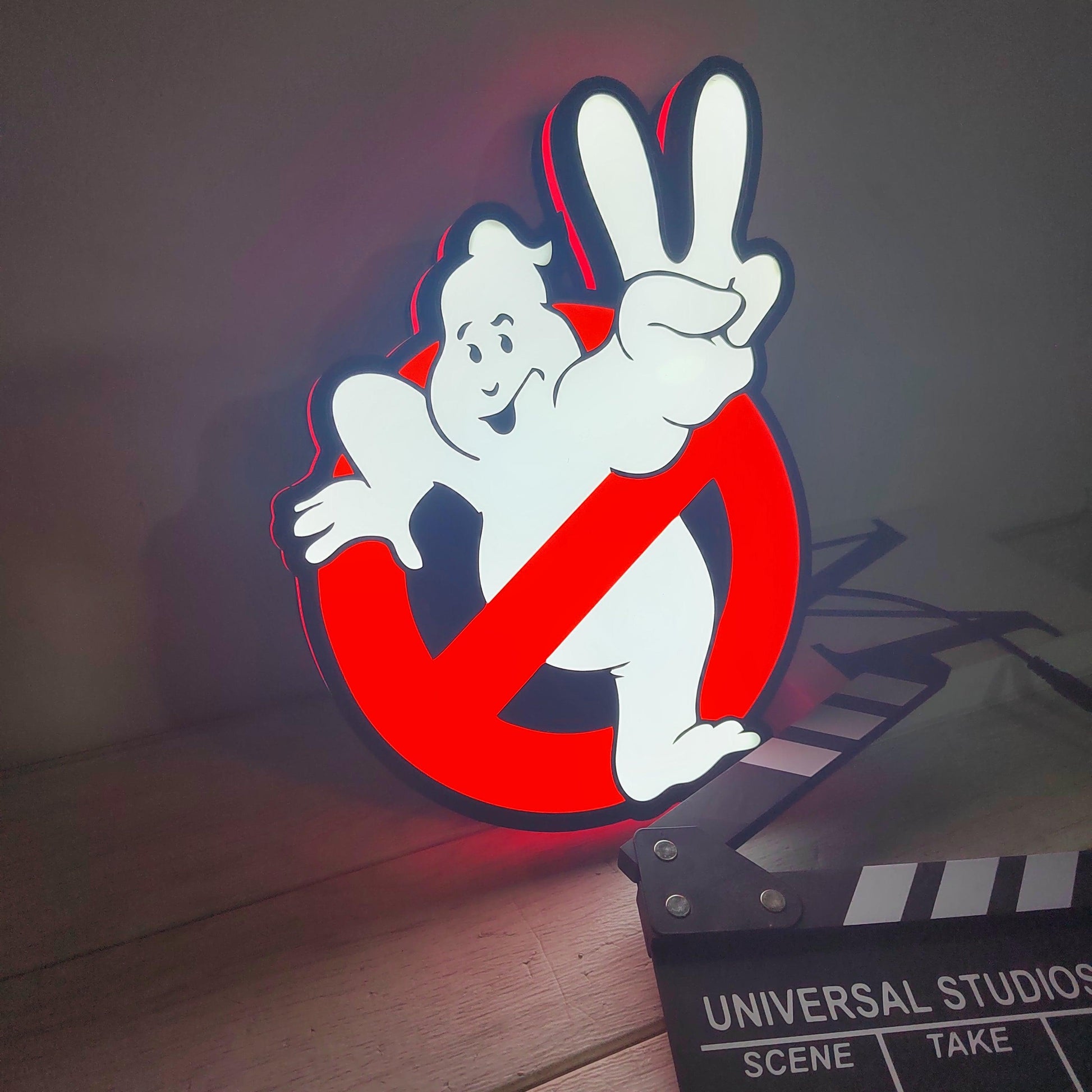 Ghostbusters 2 Logo Lightbox USB Powered with Dimming Control Perfect Decor FYLZGO Signs