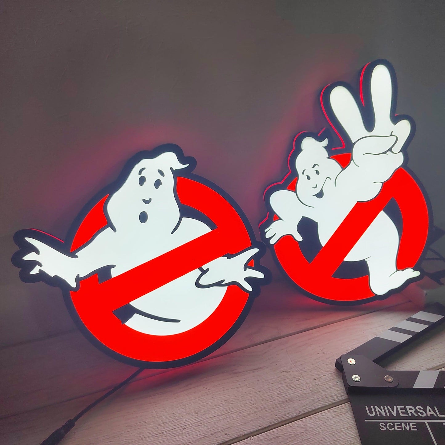Ghostbusters 2 Logo Lightbox USB Powered with Dimming Control Perfect Decor FYLZGO Signs