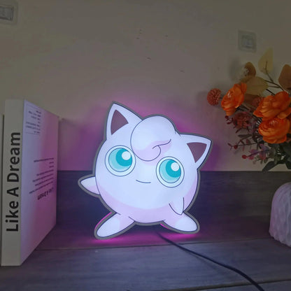 Clefairy Pokemon 3D Printed Led Lightbox FYLZGO Signs