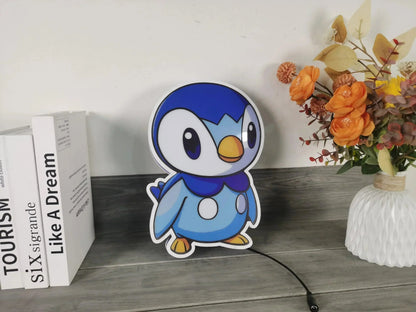 Oshawott Pokemon 3D Printed Led Lightbox FYLZGO Signs