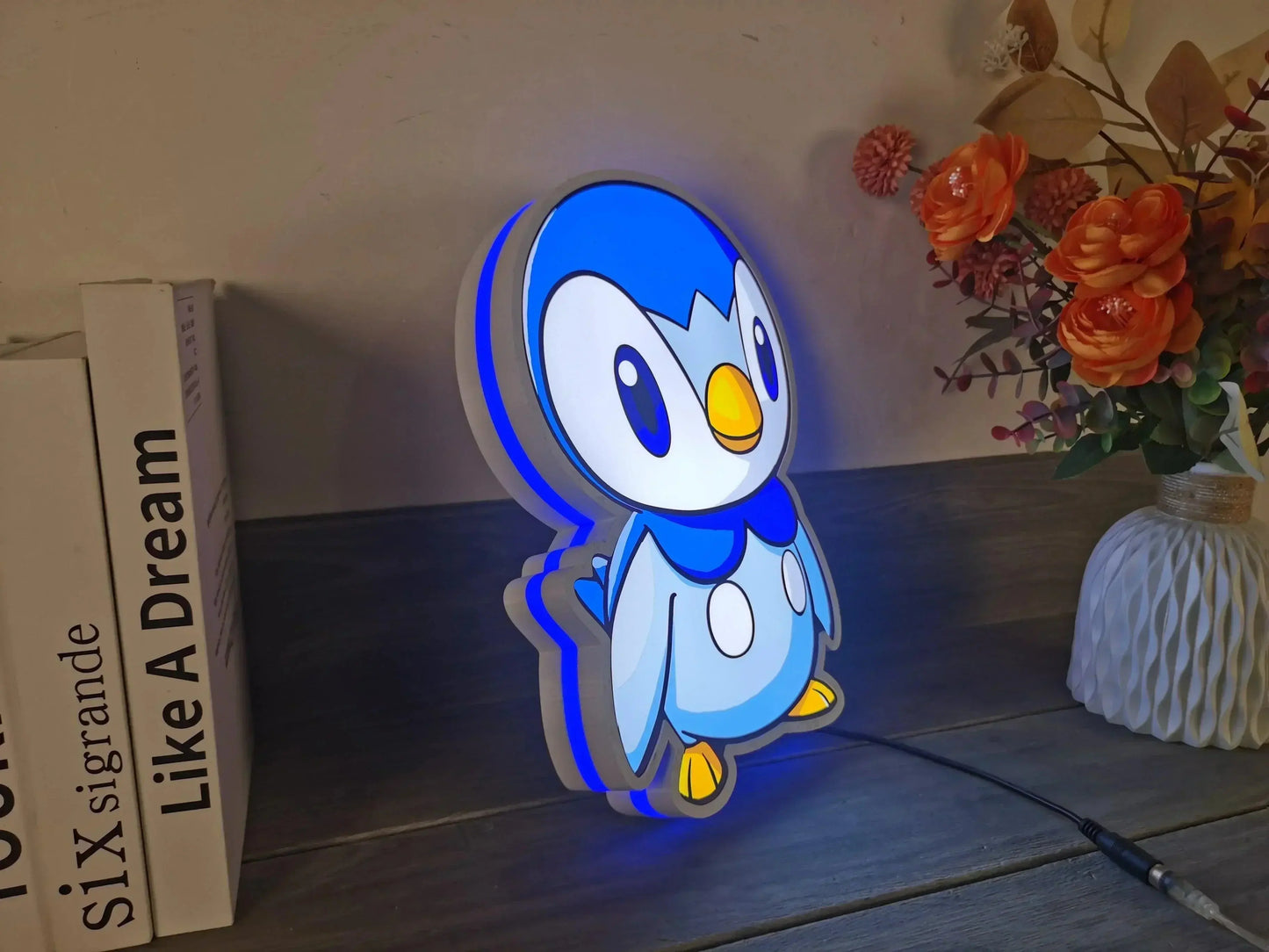 Oshawott Pokemon 3D Printed Led Lightbox FYLZGO Signs