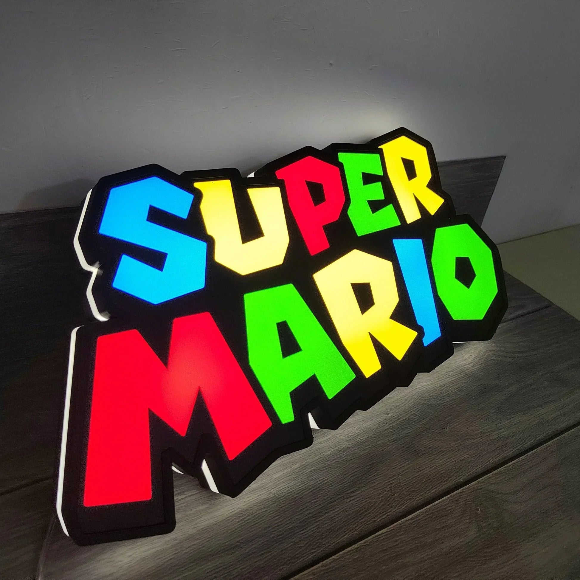 SNES Super Mario Video Game Light Great for Gaming Room Decor Nintendo Sign for Man Cave Lights FYLZGO Signs