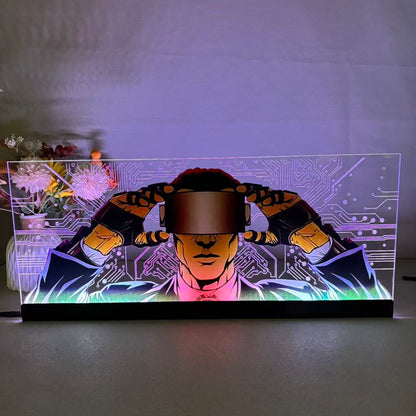 Johnny Mnemonic Pinball Machine 3D Acrylic LED Topper, for Pinball Machine, Pinball Topper Neounik