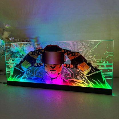 Johnny Mnemonic Pinball Machine 3D Acrylic LED Topper, for Pinball Machine, Pinball Topper Neounik