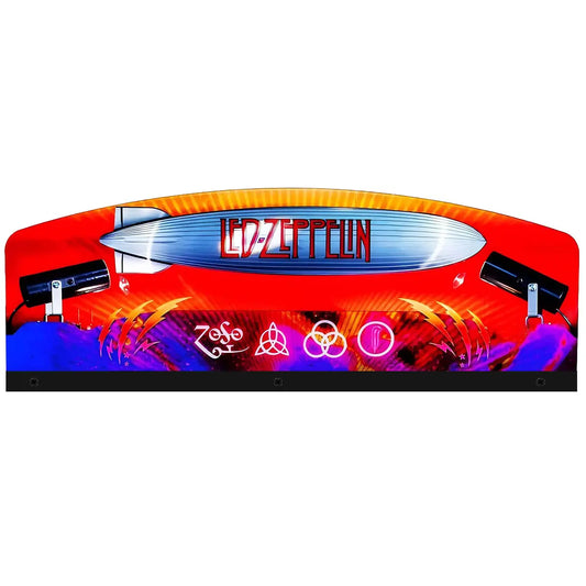Led Zeppelin Pinball Acrylic LED Topper, for Pinball Machine, Pinball Topper FYLZGO Signs