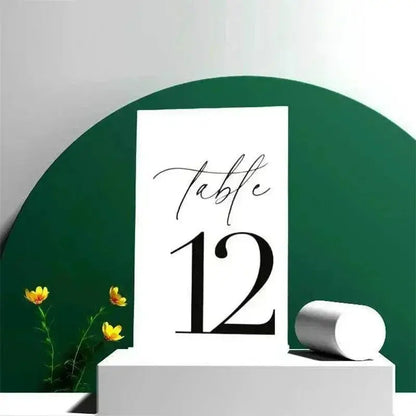 Mirror Silver Wedding Table Numbers With Stand Wedding Table Decor Acrylic Luxury Wedding Signage Table Number Stand FYLZGO Signs