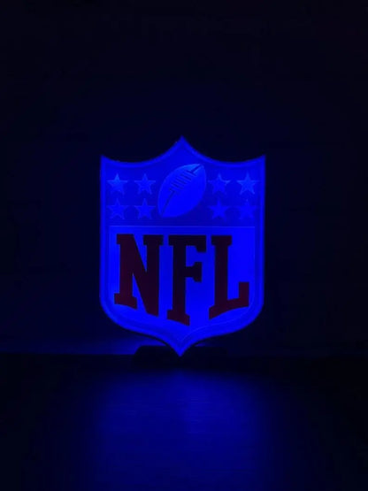 NFL Led LightBox Sign Lamp Football Room Decoration - FYLZGO Signs