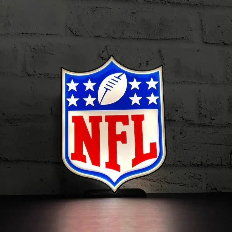 NFL Led LightBox Sign Lamp Football Room Decoration - FYLZGO Signs