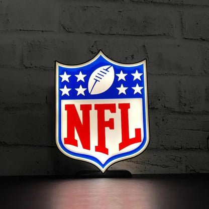 NFL Led LightBox Sign Lamp Football Room Decoration - FYLZGO Signs