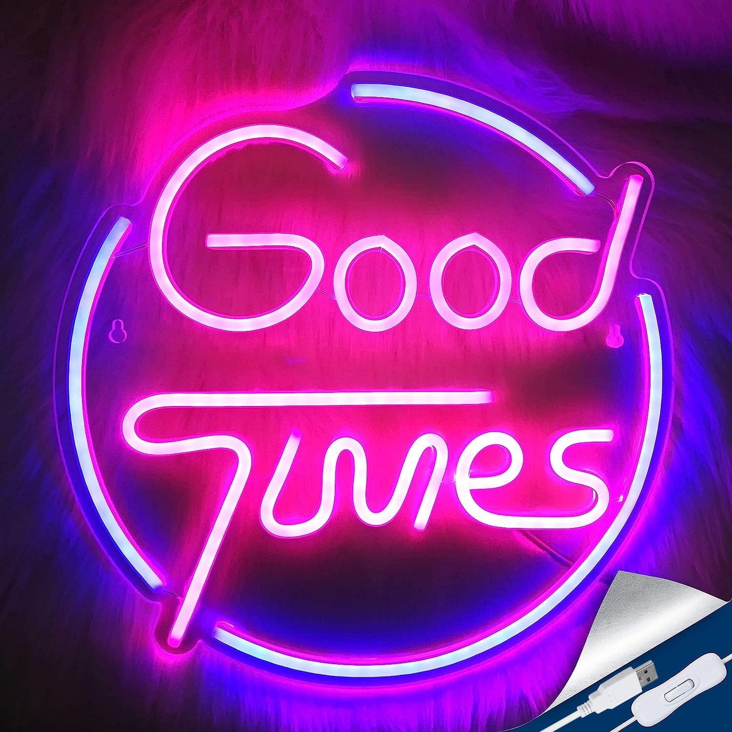 Skeleton Ghost Neon Sign Light 11.8"x11.8" LED Neon Light with On/Off Switch Gaming Neon Sign for Game Room Man Cave Birthday Halloween Decor Christmas Gift FYLZGO
