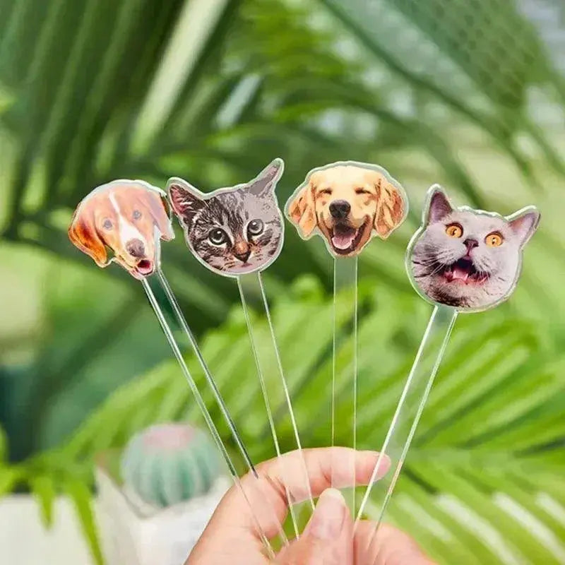 Personalized Pet Stir Sticks,Dog Stir Stick For Wedding Gifts,Dog Signature Drink Stirrers,Acrylic Cocktail Stirrers  2-Sided FYLZGO Signs
