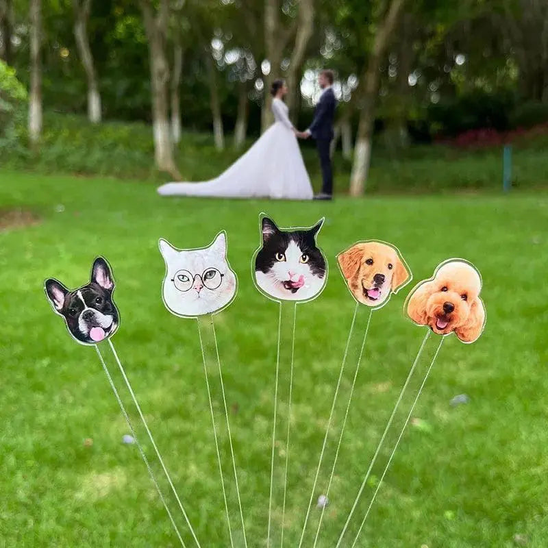 Personalized Wedding Drink Stirrers Print YOUR Dog Cat Dog Drink Stirrer for Wedding FYLZGO Signs