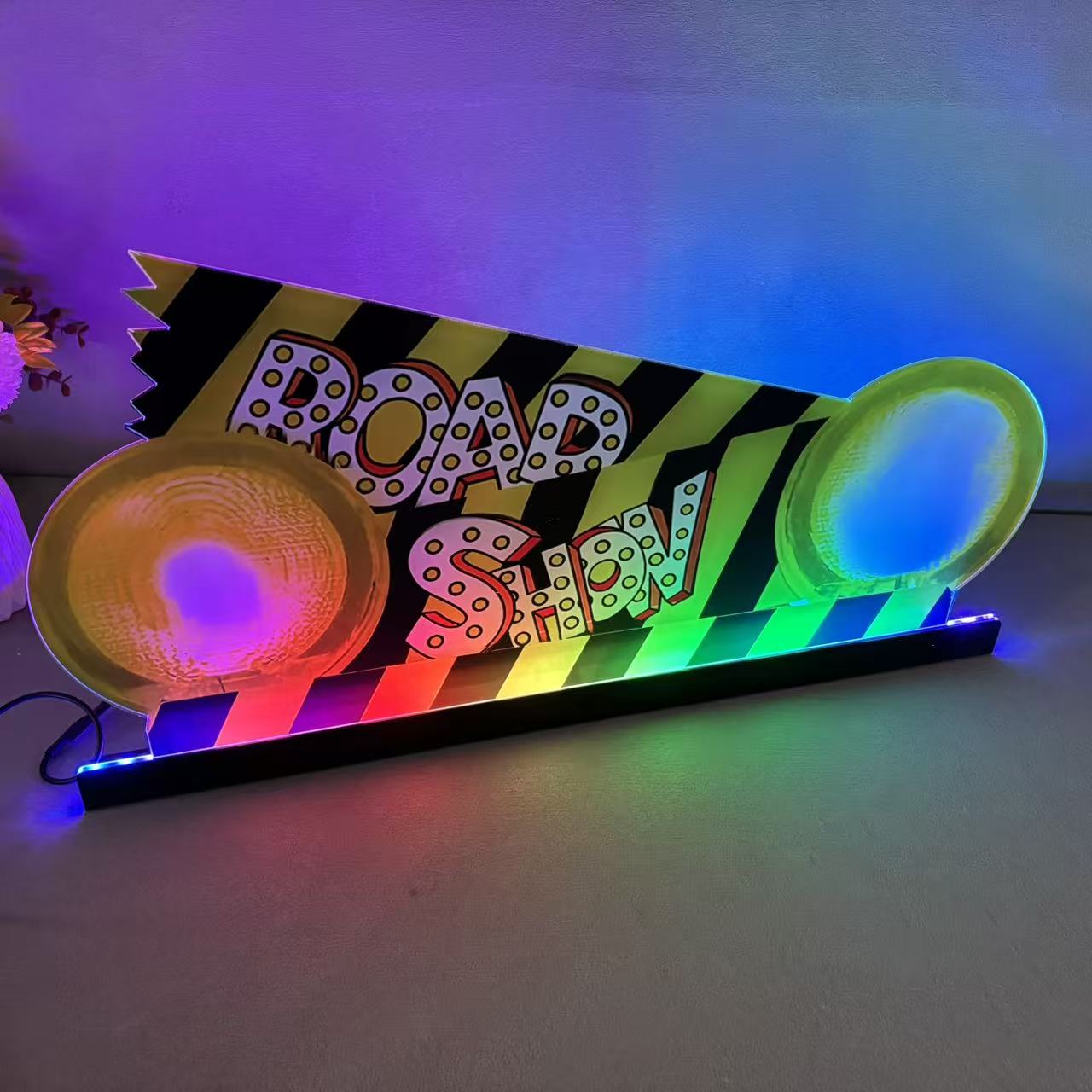 Roadshow Pinball Topper 3D Acrylic LED Topper, for Williams Pinball Machine, Pinball Topper NEOUNIK Signs