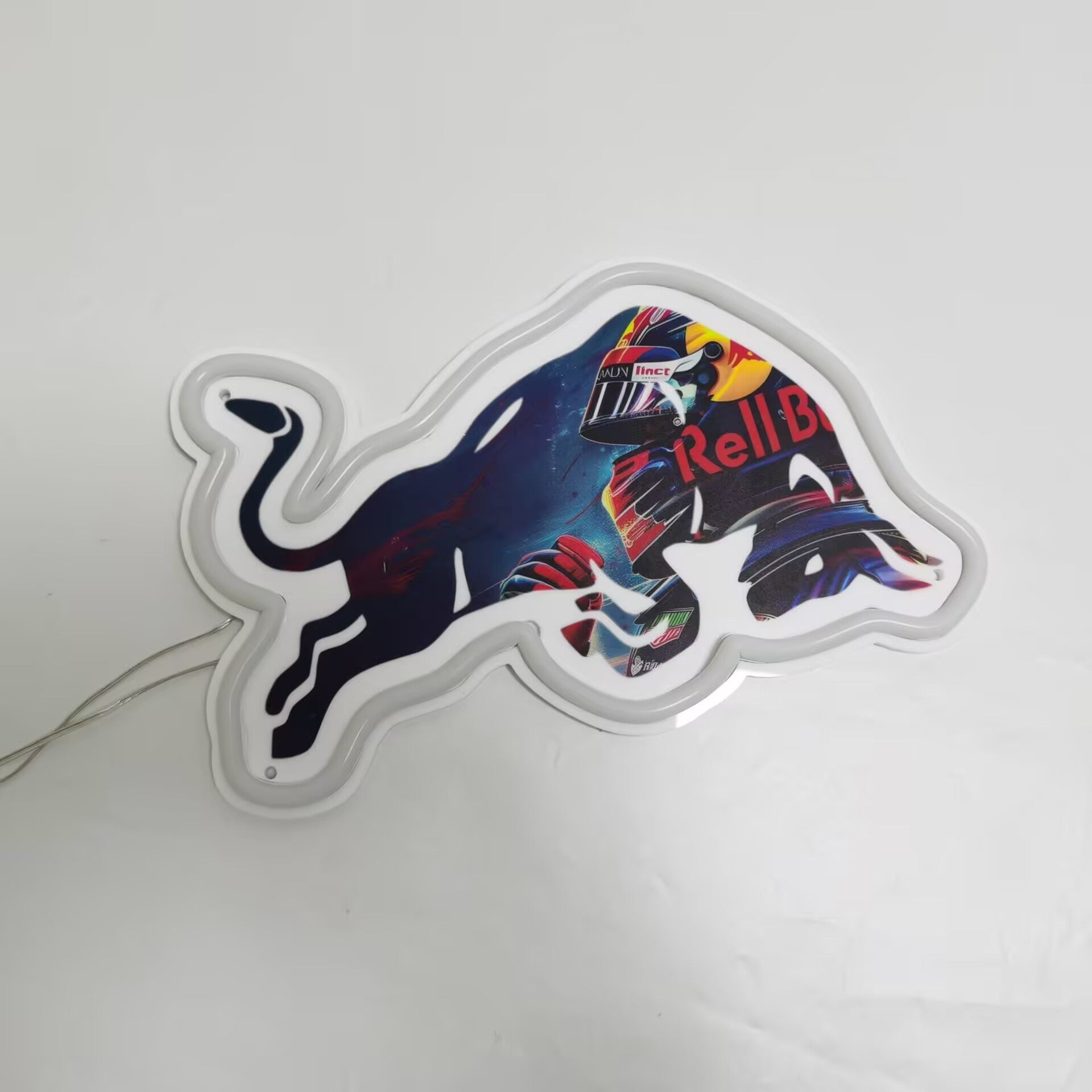 Red Bull Racing Verstappen Design RGB neon sign NEOUNIK GLOWTOPPER