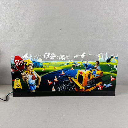 Roadshow Pinball Topper 3D Acrylic LED Topper, for Pinball Machine, Pinball Topper FYLZGO Signs