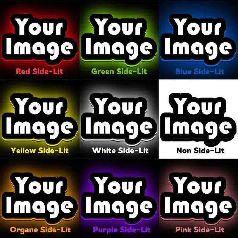 Custom 3D Printed Light Boxes - Design your logo/brand/image 3d printed lightbox FYLZGO Custom