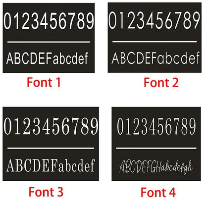 Custom House Numbers LED Lighted Address Number 3D Light Foating Stainless Steel - FYLZGO Signs
