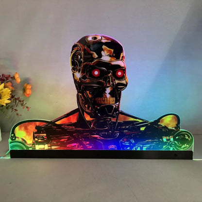 Terminator 2 T2 Pinball Acrylic LED Topper, for Pinball Machine, Pinball Topper FYLZGO Signs