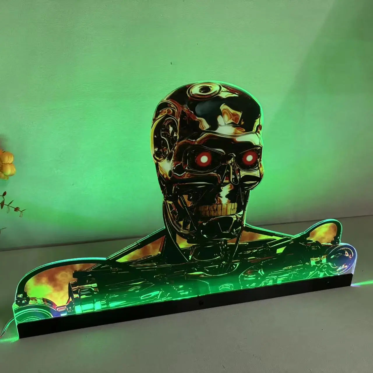 Terminator 2 T2 Pinball Acrylic LED Topper, for Pinball Machine, Pinball Topper FYLZGO Signs